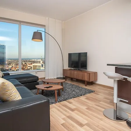 Centre Sky View On 27th Floor Daire Tallinn